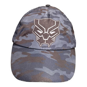 Black Panther Hat Cap Snap Back One Size Camo Marvel Avengers Wakanda Forever